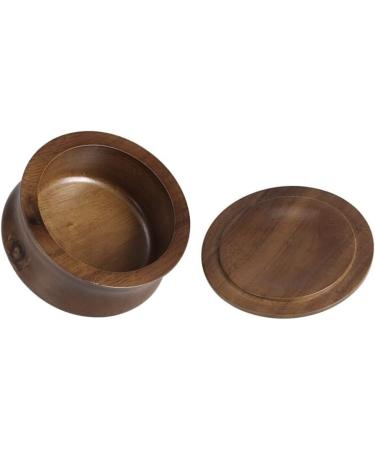 Premium Wooden Shaving Bowl & Soap Mug for Men - Perfect for a Classic Shave - Buy Online on GoSupps.com