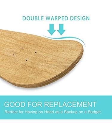 BESIY Blank Skateboard Deck 8.0 Inch Maple Board for Skating - Buy Online on GoSupps.com