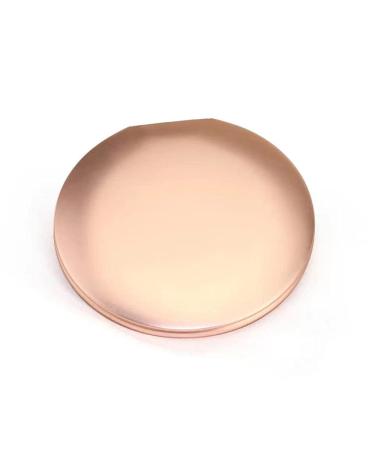Rimosy Compact Mirror Round Makeup Mirror for Purses Small Pocket Mirror Portable Hand Mirror Double-Sided with 1 x 2X Magnification for Woman Kids Great Gift (Rose Gold)