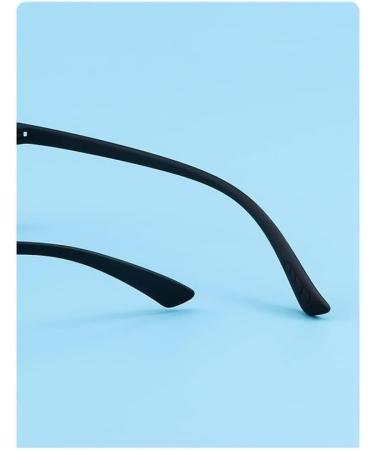 Buy Oversized Blue Light Blocking Reading Glasses - Anti-UV Square Eyeglasses +1.00 - Buy Online on GoSupps.com