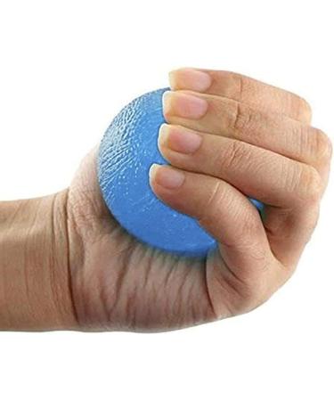 Fafeims Blue Silicone Hand Squeeze Stress Balls - Hand Therapy & Grip Exercise Ball for Stress Relief - Buy Online on GoSupps.com