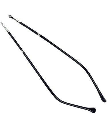 DeeboW replacement temples for glasses glasses leg 1 pair of replacement temples for glasses temples made of metal silver-colored