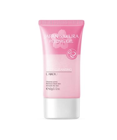 AKARY Sakura Face Peeling Gel for Face Dead Skin Remover - Facial and Body Clean Skincare Remove Dark Spots & Firm Skin Tone for Women Gentle Exfoliator Deep Cleansing Skin Moisturizing Smooth Dead Skin Removing Gel for All Skin Types