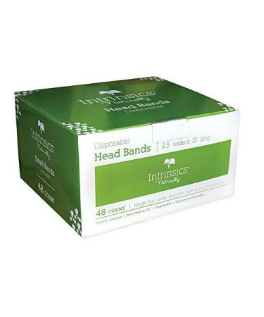 Intrinsics Disposable Head Bands - 2.5 Wide x 15 Long - 48 Count