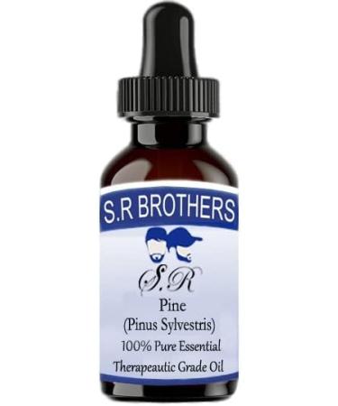 SRBrothers 100% Pure Pine Essential Oil (Pinus Sylvestris) - Therapeutic 30ml for Aromatherapy & Wellness - Buy Online on GoSupps.com