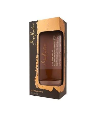 SheaMoisture ALL IN ONE CC Cream SPF 15 - Primes  Corrects  Moisturizes  Brightens  Conditions and Protects WITHOUT CLOGGING PORES! (Dark)