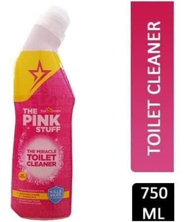 The Pink Stuff The Miracle Bathroom Foam Cleaner Spray 1Pk x 750ml + The Pink Stuff The Miracle Toilet Cleaner Gel 1Pk x 750ml + Our Gift for You: Organza Bag Size: 9x7x0.1cm - Buy Online on GoSupps.com