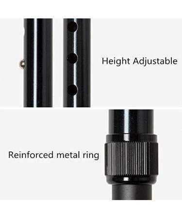 SilteD Canes Elderly Cane Crutches LED Lighting Height Adjustable Four-Feet Robust and Durable Walking Assistance Walking Stick - Buy Online on GoSupps.com