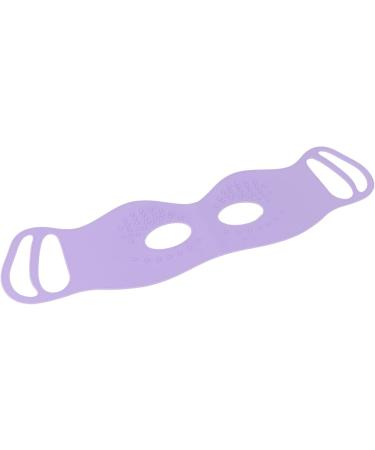 Qukaim Silica Gel Eye Patch Silicone Hanging Ear Eye Pad Washable Double Sided Eye Patch with Eye Holes Purple - Buy Online on GoSupps.com
