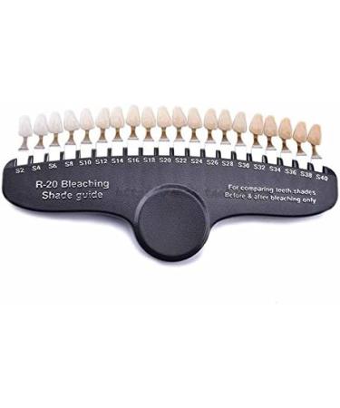 NSKI 20 Colors Dental Whitening 3D Shade Guide with Mirror | Professional Cold Light Tooth Whitening Tool - International Shipping - Buy Online on GoSupps.com