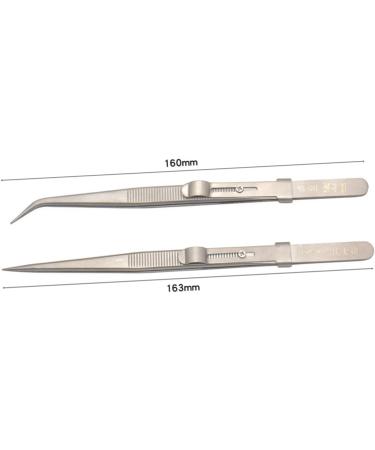 minkissy 1pc Set Pointed Repair Cardmaking Electronics Jewelry Diamond Jewelry Kit Multifunctional Tweezer Lengthen Steel Work 16*1cm Picture 1 - Buy Online on GoSupps.com
