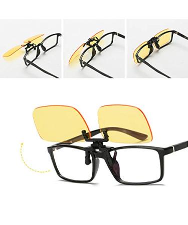 Dyhqq 2 pcs glasses clip on glasses to protect the blue light protection for the screen-anti-eyeser fatigue anti-UV-anti-blue light-filters blue lights