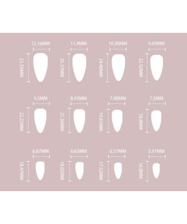 Shop Justotry 24-Piece Cow Print Almond Nails | Black French & Nude Oval Press-On Artificial Nails for Women - Perfect Short Acrylic Fingernails - Buy Online on GoSupps.com