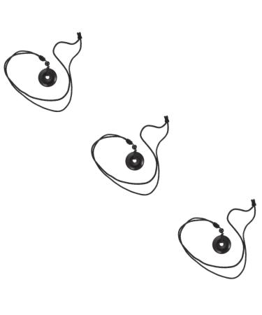 Beaupretty 3st necklace with safety buckle men's neck chain stone jewelry for women necklace harmony a necklace chinese safe crystal trailer stone necklace classic china