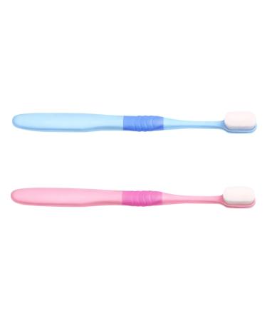 Kombiuda extra soft toothbrush 2st toothbrush toothbrush with soft bristle children's toothbrush toothbrush for adult tools for oral care after the birth cleaning brush