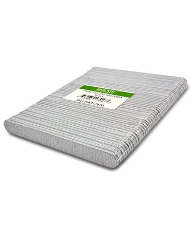 Karlash Professional Double Sided Emery Board 7 Zebra Nail File 100/180 (50 Pieces) 7 Inch (Pack of 50)