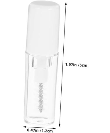 TOVINANNA 2pcs Eyelash Raincoat Gels Essence Brown Mascara Tubular Mascara Clear Raincoat Transparent Plastic - Buy Online on GoSupps.com