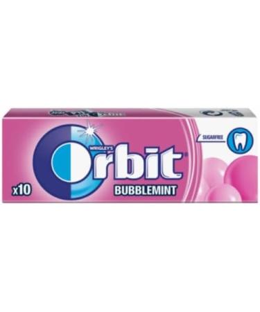 10-30 Packs of Original WRIGLEY'S Orbit/Extra Chewing Gum Packs Fresh Stock (Orbit BUBBLEMINT 20 Pack) - Buy Online on GoSupps.com