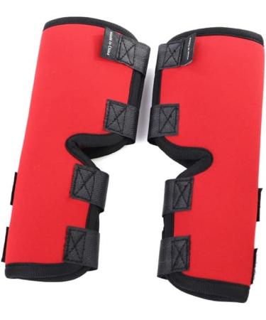 Dog Leg Brace 2 Pack Canine Dog Leg Joint Wraps Compression Brace Protects Wounds Prevents Injuries and Sprains Helps with Loss of Stability Caused by Arthritis Pet Kneepad|Red (M) - Buy Online on GoSupps.com