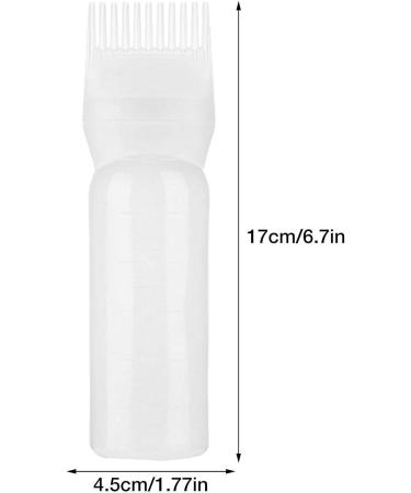 AUFY Hair Oiling Applicator Root Comb Applicator Bottle Oil Applicator For Hair Dye Hair Dye Applicator Brush 3 Pack For Hair Root Comb Color With Graduated Scale Hair Color Applicator Bottles |Purple - Buy Online on GoSupps.com