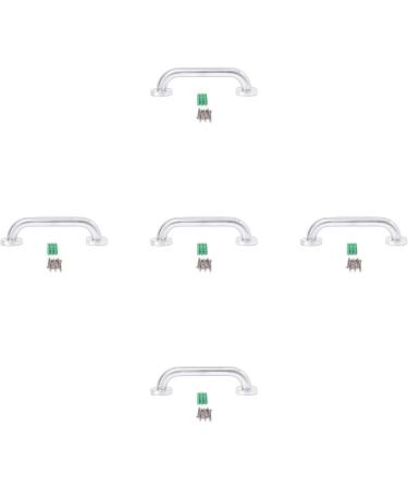 MCAORI 25cm Bathroom Shower Tub Handrail Stainless Steel Safety Toilet Support Rail Gra 5pcs - Buy Online on GoSupps.com