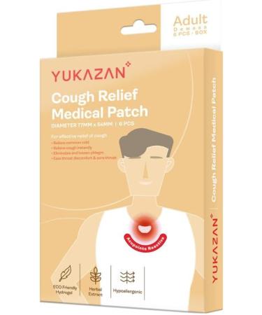 Adult Cough Patch for Fast Cough Relief - 6 Pieces | International Shipping Available - Buy Online on GoSupps.com