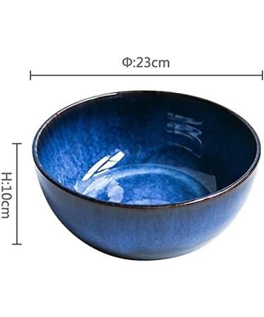 Japanese Retro Ceramics Fruit Salad Creative Large Bowl Bowl Take Soup Bowl Soup Bowl Tableware Household Commercial Kitchenware OneColor - Buy Online on GoSupps.com