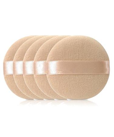 Fltaheroo 5pcs Facial Beauty Sponge Powder Puff Pad Face Foundation Makeup Tool