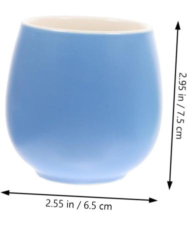 Zerodeko Handmade Tea Cup Ceramic Sake Cups 2pcs Cup Mug Lovers Ceramics Simple Tea Sake Cups Tea Tasting Cup - Buy Online on GoSupps.com