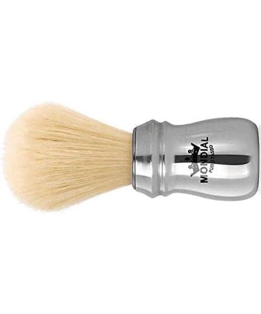 Mondial Antica Barberia Shaving Brush - Pure Bleached Bristle | Premium Shaving Tools for Men | International Shipping Available - Buy Online on GoSupps.com