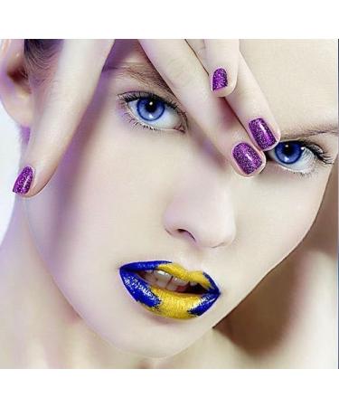 9-Color Glitter Super Gloss Lipstick Palette - Moisturizing Waterproof & Pigmented Makeup for Festivals & Halloween - Buy Online on GoSupps.com