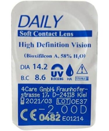 GEL System Daily Lenses - 30 Pieces | BC 8.6mm | DIA 14.2mm | +2.75 Diopters - High-Quality Contact Lenses for Clear Vision - Buy Online on GoSupps.com
