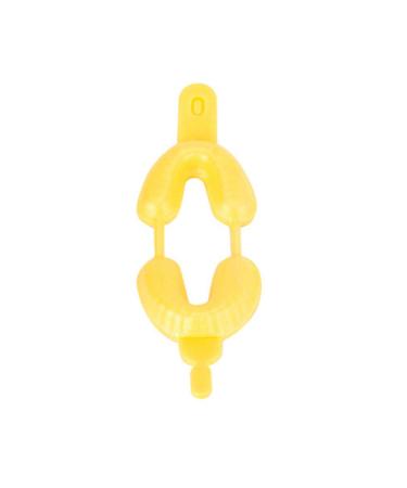 20pcs Disposable Fluorinated Foam Dental Trays - Kids Size M (Yellow) - 17.5*6cm - Buy Online on GoSupps.com