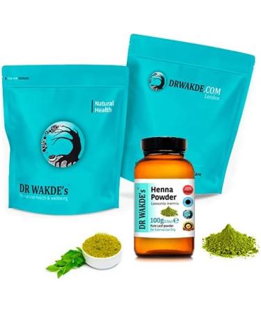 Dr Wakdes Henna Powder (Meendi) 500g | Pure & Raw Vegan Ayurvedic Herbs | Same Day Shipping | Natural Dye for Hair & Skin - Buy Online on GoSupps.com