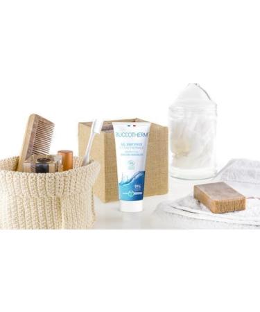 BUCCOTHERM | Sensitive Gum Protection Toothpaste Gel | Reduces bleeding & gum sensitivity | Relieves | Certified Organic | 99% natural ingredients | Pack of 2 2x75 ml - Buy Online on GoSupps.com