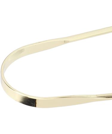Gold Tongue Cleaner & Scraper - Reusable Oral Hygiene Tool for Fresh Breath | Fights Bad Breath - Buy Online on GoSupps.com