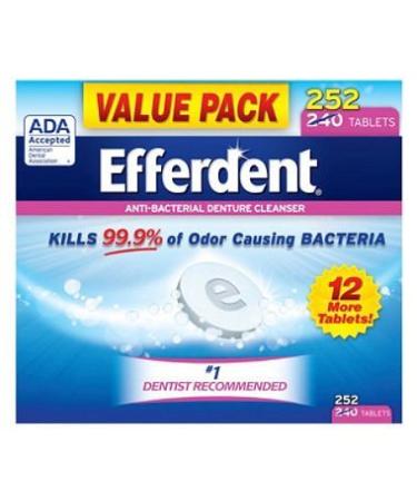 Efferdent Denture Cleanser  Original (252 ct.)