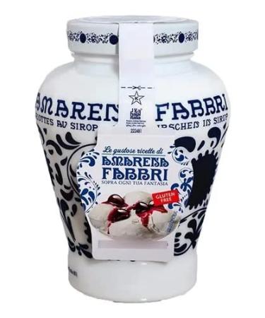 Fabbri Amarena Sciroppo - Black Wild Cherry Syrup 600g | Authentic Italian Fruit Syrup for Desserts & Drinks - Buy Online on GoSupps.com