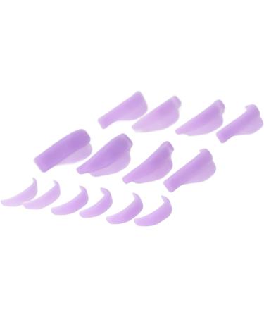 Eyelash Perm Pads Portable Silicone Soft 7 Pairs 7 Sizes Eyelash Lift Shields for Beauty Salons (Purple) - Buy Online on GoSupps.com