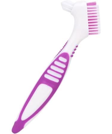 Premium 2-Piece Denture Brush Set for Travel - Ideal Denture Toothbrush for Home & On-the-Go - Buy Online on GoSupps.com