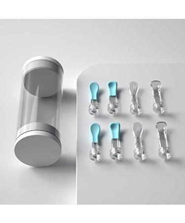 BEBIRD Ear Wax Removal Replacement Ear Spoons - 4 Silicone & 4 PC Spoons with Alloy Screw Ring | Compatible with C3/C3 Pro X17 Pro M9 Pro A2 B2 Pro K10 - Buy Online on GoSupps.com