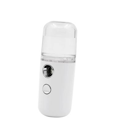 Angoily Nano Facial Mister 1pc Humidifier White Portable Tool Ar Handlheld Replenisher Mister Mini Nano Steamer 10cmX4cm