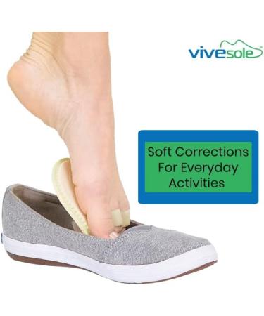 ViveSole Double Hammer Toe Splint Pair - Toe Corrector for Women - Budin Toe Straightener - Bunion Separators - Big Toe Brace Wraps for Men (1 Pair) - Buy Online on GoSupps.com