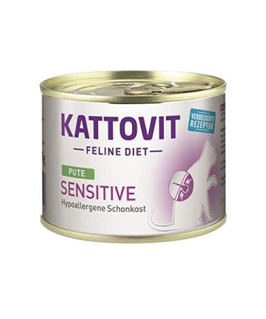Kattovit Feline Diet Sensitive Turkey 12x185g Sensitive Turkey 185 g (pack of 12)