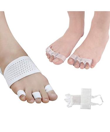 Bunion Corrector Pack of 4 Toe Separators Bunion Splint Toe Straightener Cushion Pads for Mallet Toes Hammer Toe and Overlapping Toes