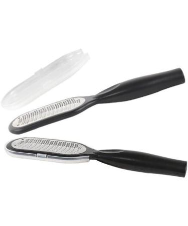 Healeved 2 Pcs Remover Metal Scraper Metal Spatula Exfoliator for Feet Dead Skin Remover Foot Scrubber Remover Exfoliating Scrub Stone Roller Empty Foot with White - Buy Online on GoSupps.com