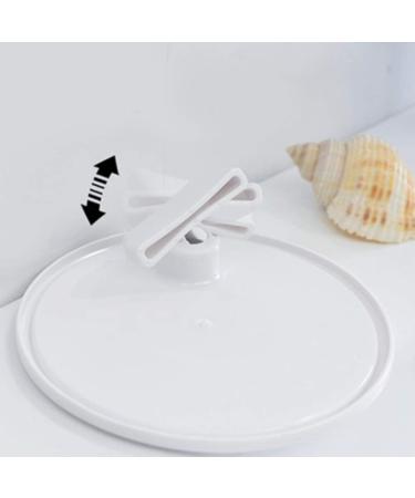 Tookie Fogless Shower Mirror - 360 Rotatable Stainless Steel Make Up Mirror for Bathroom - Buy Online on GoSupps.com