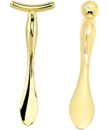 Beaupretty 2pi ces Outils De Beaut Pour Yeux Spatule Et De Massage Pour Application De Contour Des Yeux Et Massage Anti- d me Couleur Dor e - Buy Online on GoSupps.com