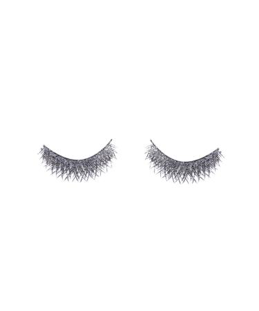 FOMIYES Cross Fake Lashes Cross False Eyelash Women Fake Eyelash Shiny Eyelashes Long Thick Eyelashes Glitter Powder Fake Eyelashes Makeup Dense