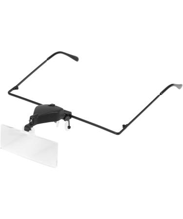 Portable Forehead Magnifier Headband Magnifier 1.5X 2.5X 3.5X LED Eyeglass Magnifier Hands Free Eyelash Extensions with for Reading Crafts s Sewing Full of Stars